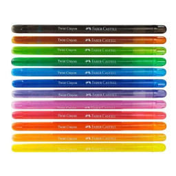 پاستل 24 رنگ پیچی FABER CASTELL 520624