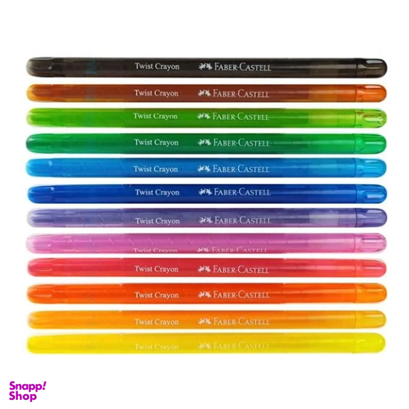 پاستل 24 رنگ پیچی FABER CASTELL 520624