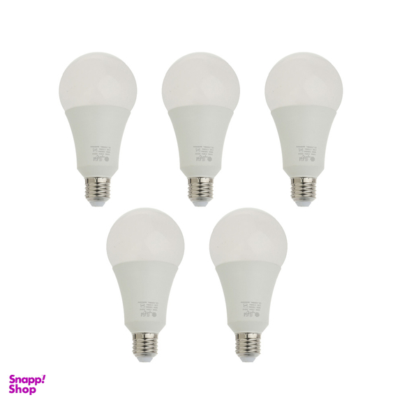 لامپ ال ای دی 18 وات افراتاب مدل AF-A80-18W پایه E27 بسته 5 عددی