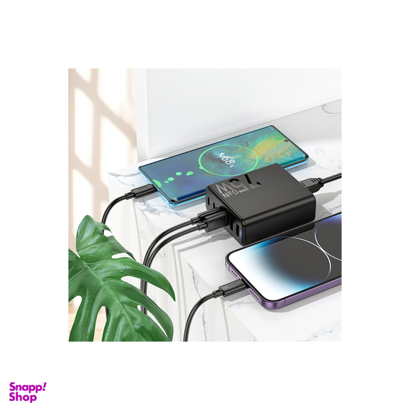 شارژر دیواری موبایل هوکو مدل USB C133A 75W