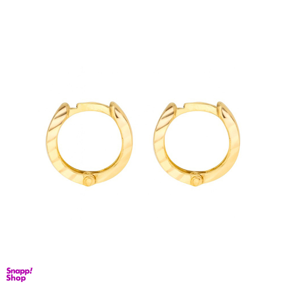 گوشواره حلقه ای طلا 18 عیار زنانه دیانا کد 28