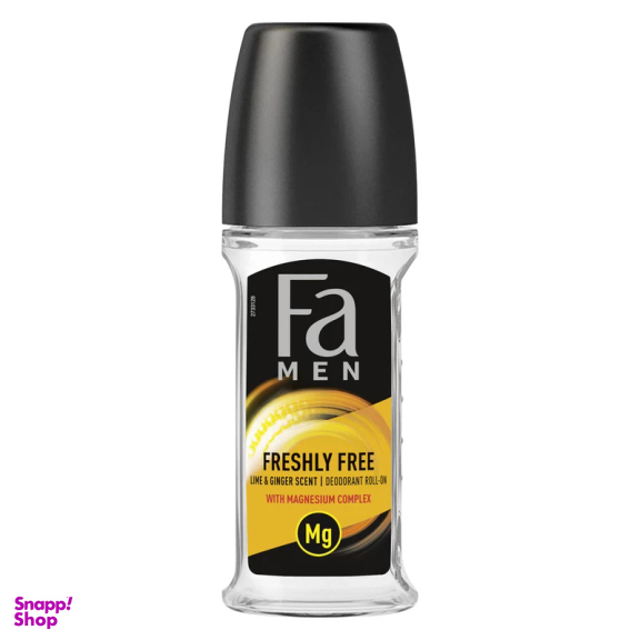 رول ضد تعریق مردانه فا مدل Freshly Free Lime and Ginger Scent حجم 50 میلی لیتر