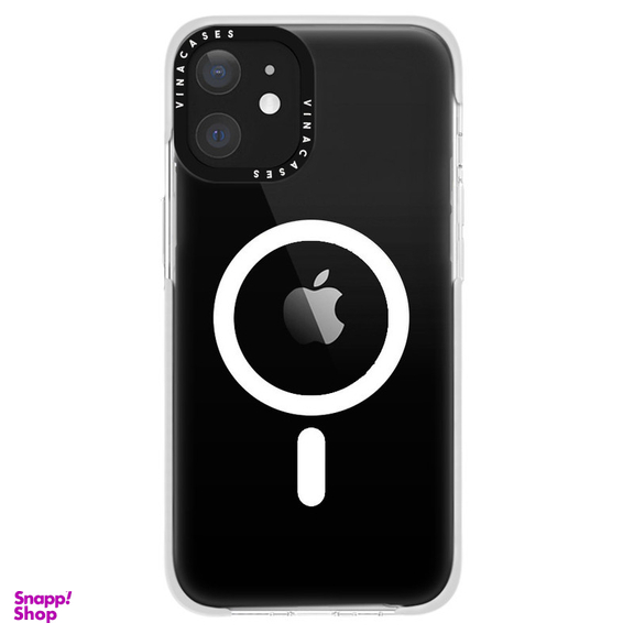 کاور موبایل ویناکیسز مدل مگسیف شفاف مناسب اپل iphone 12/12pro