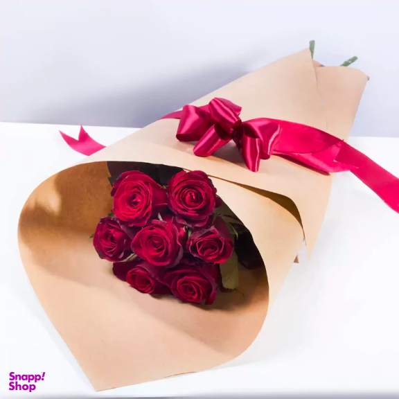 دسته گل رز طبیعی کد 6270