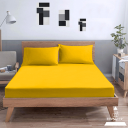 ست ملحفه و روبالشی 2 نفره طرح ساده سایز 180×200 سانتی متر