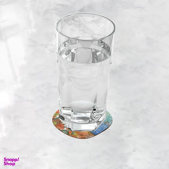 زیرلیوانی ترمه طراحان ایده مدل پترن دریا و آسمان کد strm0647