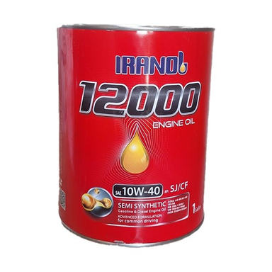روغن موتور ایرانول مدل 12000 گرید 10-40 کد 21119 حجم 4 لیتر