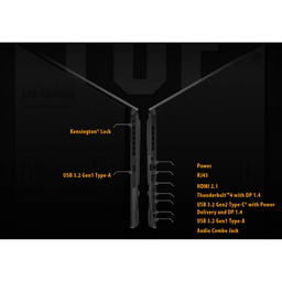 لپ تاپ 17.3 اینچی ایسوس مدل TUF Gaming F17 FX707VV-HX132-i7 13620H-32GB DDR5-1TB SSD-RTX4060-FHD 144Hz