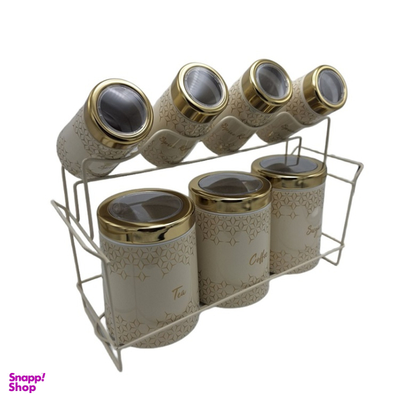 جای ادویه 8 پارچه سام ست طرح نشانگر اکومیس