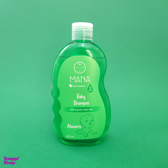 شامپو بچه سر و بدن مانا مدل پروتئین روغن نارگیل و عصاره آلوئه ورا حجم 400 میلی لیتر مجموعه 2 عددی