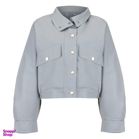 کت زنانه سرژه مدل 228138 رنگ آبی