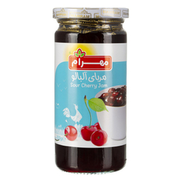 مربای آلبالو مهرام وزن 300 گرم