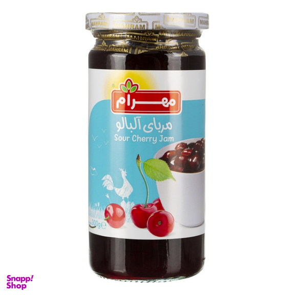 مربای آلبالو مهرام وزن 300 گرم
