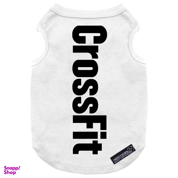 لباس سگ و گربه 27 طرح Crossfit کد MH1483 رنگ سفید