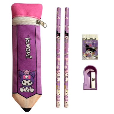 بسته لوازم تحریر طرح کورومی مجموعه 5 عددی