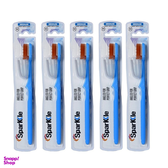 مسواک اسپارکل مدل s4 pro بسته 5 عددی با برس متوسط