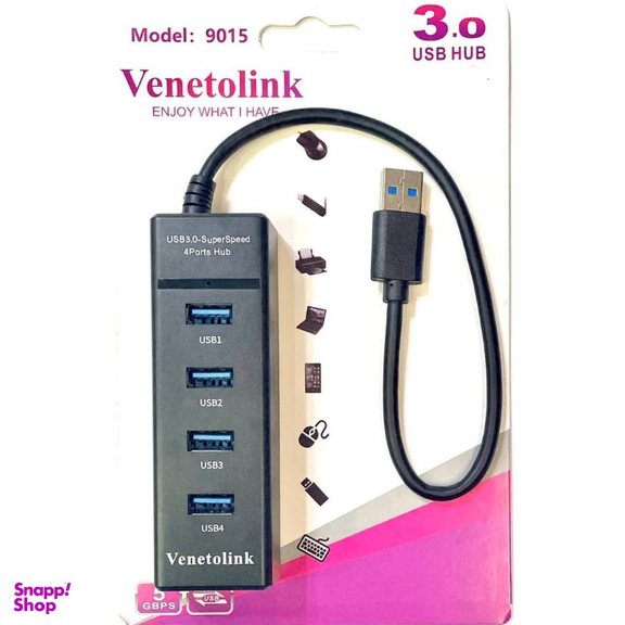 USB هاب 4 پورت ونتولینک مدل 9015 USB3.0