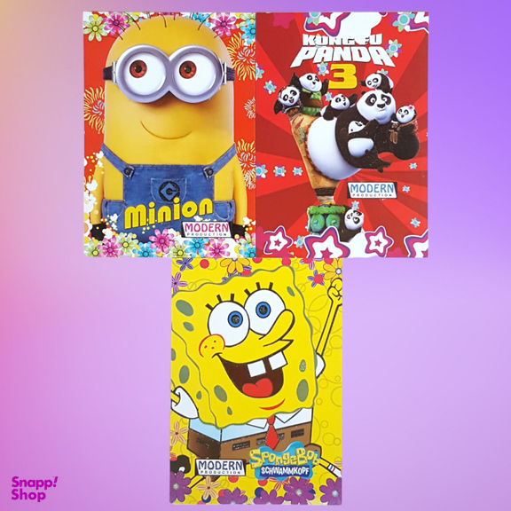 دفتر مشق 50 برگ مدرن مدل طرح برجسته اکلیلی کد 129 مجموعه 3 عددی