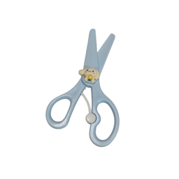 قیچی کاردستی تیغه پلاستیکی طرح کرومی کد 18