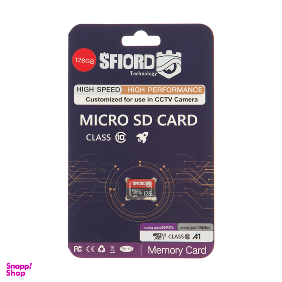 کارت حافظه microSDXC اسفیورد کلاس 10 ظرفیت 128 گیگابایت