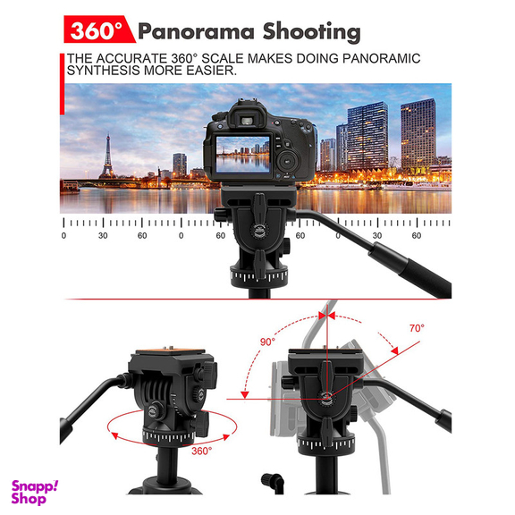 سه پایه دوربین کینگ جوی مدل VT-1500