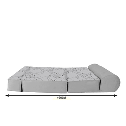 مبل تختخواب شو یک نفره نوپه هوم مدل تشک شو طرح برگ کد M1126
