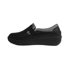 کفش طبی زنانه شهرام طب کد 3090 رنگ مشکی طوسی