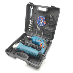 دریل چکشی و مینی فرز 1000 وات باس مدل BS-5835-802 مجموعه 2 عددی