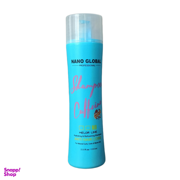 شامپو موی فر نانوگلوبال مدل ضد ریزش و خاصیت آبرسانی حجم 1000 میلی لیتر