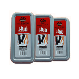 واکس کفش بی رنگ و مشکی مرمر مدل 2080 به همراه ابر مگا و بوگیر کفش