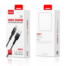 کابل USB به لایتنینگ هیسکا مدل LX305I طول یک متر
