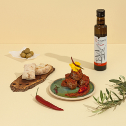 روغن زیتون فرابکر حاوی عصاره طبیعی چیلی رزبن حجم 250 میلی لیتر