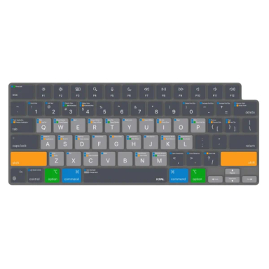 محافظ کیبورد جی سی پال مدل VerSkin Apple MacOS Shortcut Keybaord