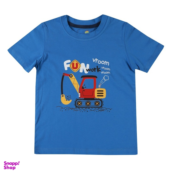 تیشرت پسرانه ترسه به نگار کد 6303 رنگ آبی