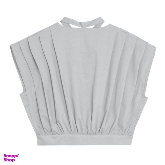 شومیز زنانه برنس مدل چکامه رنگ طوسی روشن