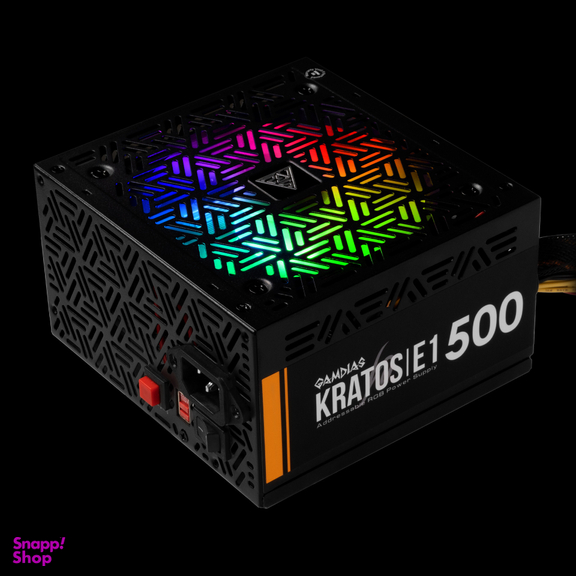 منبع تغذیه کامپیوتر گیمدیاس مدل KRATOS E1-500W