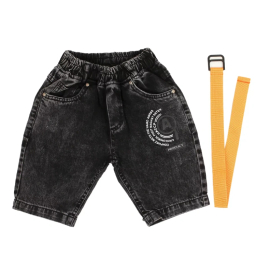 شلوارک پسرانه کد 6801257 رنگ مشکی