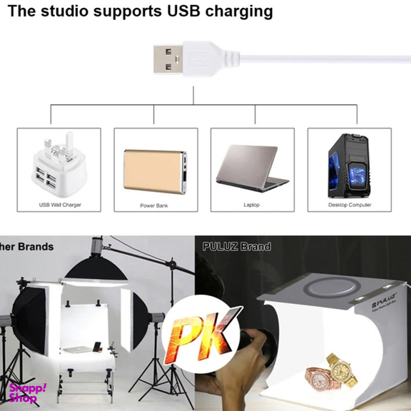 چادر عکاسی پلوز مدل Ring LED کد PU5O23