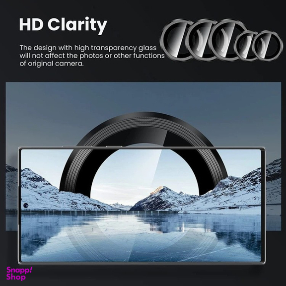 محافظ لنز دوربین گوشی موبایل بوف مدل HD-ColorLenz مناسب برای سامسونگ Galaxy S25 Ultra