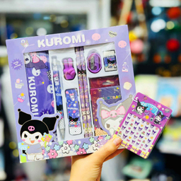 بسته لوازم تحریر مدل کرومی کد 53 مجموعه 10 عددی