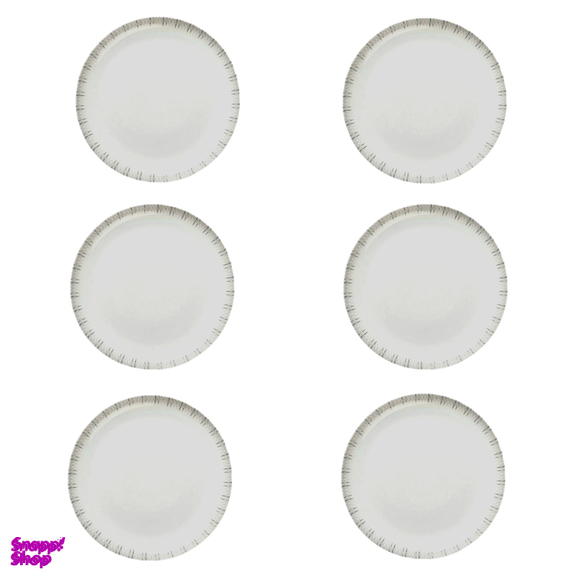 بشقاب خورش خوری گلدن اپال طرح سکمنت کد 2 B گود بسته 6 عددی