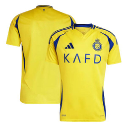 ست تیشرت و شلوارک ورزشی پسرانه مدل النصر عربستان Home 2025