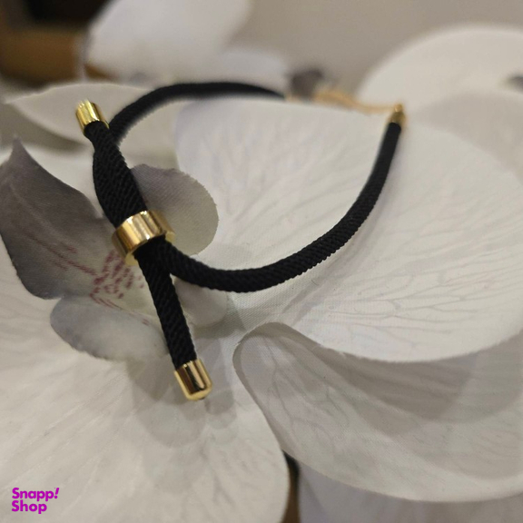 دستبند طلا 18 عیار زنانه شمیم گلد گالری مدل بی نهایت حرف F و قلب کد D65-2