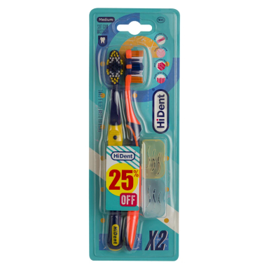 مسواک های دنت مدل اسپرت مارشال کد 905 با برس متوسط بسته 2 عددی