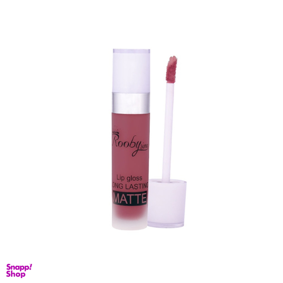 رژ لب مایع روبی سیما کد 10 رنگ صورتی مات