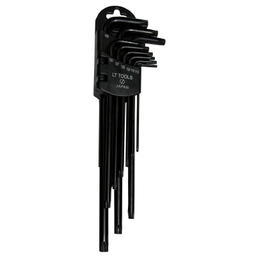 آچار آلن لایت مدل فوق بلند کد SMT-LIGHT-JAPAN--T10-t50-SORAKH DAR مجموعه 9 عددی