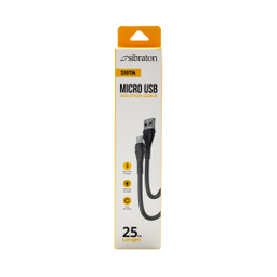 کابل تبدیل USB به microUSB سیبراتون مدل S107A طول 0.25 متر