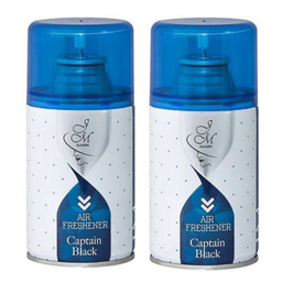 اسپری خوشبو کننده هوا جی ام مدل کاپیتان بلک حجم 270 میلی لیتر مجموعه 2 عددی