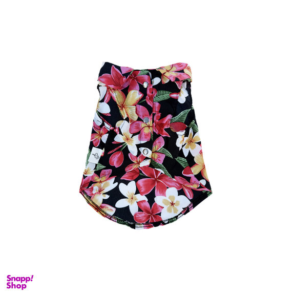 لباس سگ و گربه مدل پیراهن هاوایی طرح گل