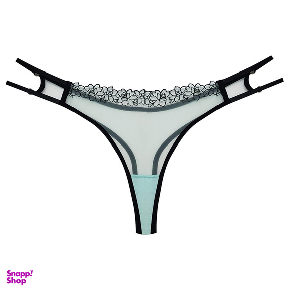 ست شورت و سوتین زنانه برتا مدل فنردار شیشه ای کد 5111-2261 رنگ سبز روشن